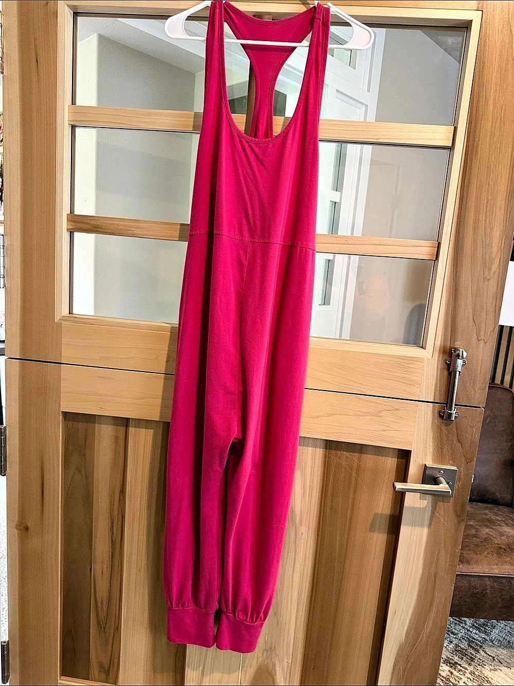 Pink Cotton Jumpsuit